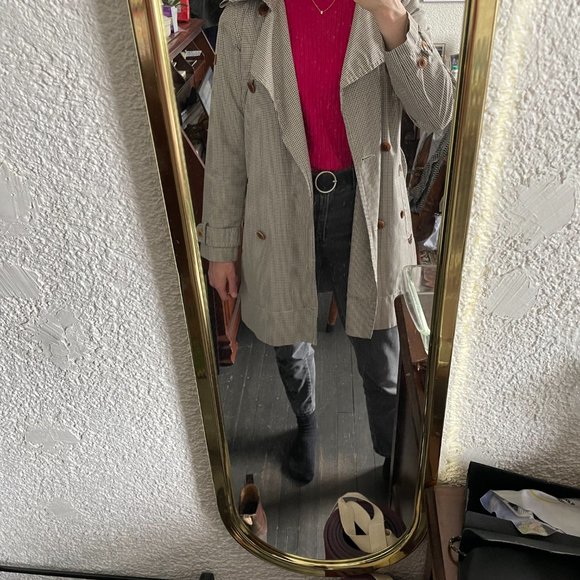 Aigle Waterproof Trench Coat Size S-M - Picture 3 of 3